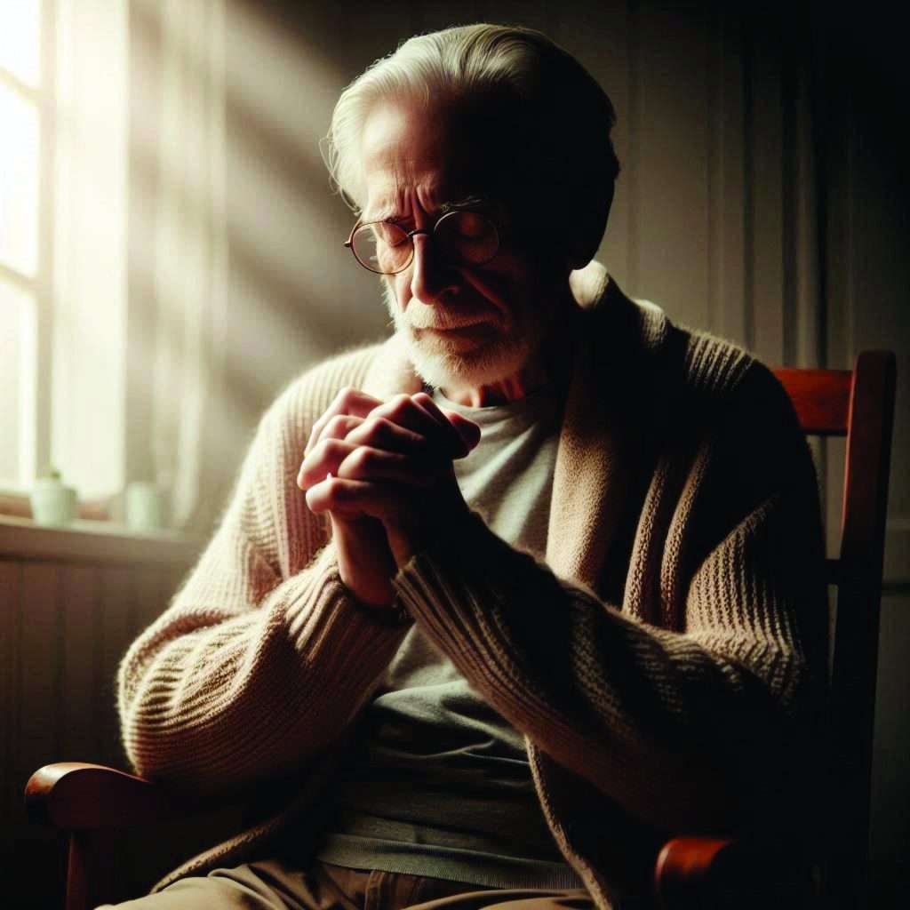 Grandfather praying
